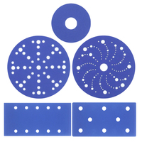 Disque abrasif en céramique indigo MOPAI M737 125 mm, dureté moyenne, multi-trous, à changement rapide, épaisseur 1 mm, pour réparation automobile OEM/ODM