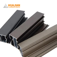 Profils en aluminium sur mesure pour fenêtres et portes avec isolation thermique haute performance et conception insonorisante pour bâtiments modernes
