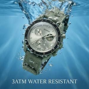 Reloj Cronógrafo de Cuarzo Biocerámico de la Serie Mission for Planet, Edición Zodiac, Analógico, Cristal MiYOTA, Correa de Goma, Deportivo y Sostenible para Hombre - Product Image 5
