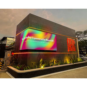 Гигантский экран уличный светодиодный дисплей P5 P6 P8 P10 4K светодиодный видео настенный водонепроницаемый полноцветный невооруженным глазом 3D фиксированный светодиодный рекламный щит - Product Image 6