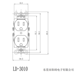 Enchufe de Pared Dúplex Estándar Americano NEMA5-15R 15A 125V / Certificación <span class=keywords><strong>CUL</strong></span> Clasificación IP23 Construcción de Cobre y PC Blanco - Product Image 6