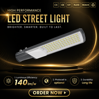OUTLUX G025 SWAN Farola Exterior de 100W IP65 AC LED de Aluminio 6500K 130x75 Ángulo de Haz >36000Hrs de Vida Útil para Jardín y Carretera
