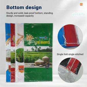 Sacchi in Tessuto Laminato PP BOPP Personalizzati con Logo Stampato, 5kg-50kg, Durevoli e Impermeabili per Mangimi, Riso, Grano, Mais, Soia, Semi - Product Image 3