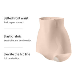 Culottes gainantes Shangbini Premium, <span class=keywords><strong>taille</strong></span> <span class=keywords><strong>haute</strong></span>, contrôle du ventre, <span class=keywords><strong>silhouette</strong></span> lisse, extensibilité douce, confort quotidien luxueux - Product Image 3