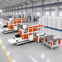 Machine de laminage/revêtement de films/sachets en tissu non tissé OPP PP, haute résistance à la thermoscellage, 3 couches, boîtier de roulement de boîte de vitesses à moteur haute performance