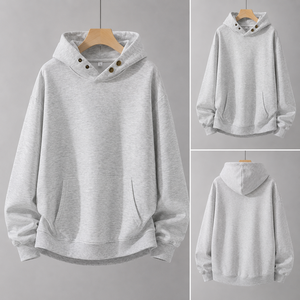 Sudadera con Capucha para Hombre, Personalizada, de Alta Calidad, Algodón y Poliéster, Diseño en Blanco al por Mayor, Sudadera con Capucha Gruesa Personalizada para Hombre - Product Image 2
