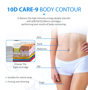 מכשיר יופי Seaheart Dual Handle 2 ב-1 Hifu <span class=keywords><strong>Rf</strong></span> לטיפולי פנים, עיניים וגוף עם מחסניות 12D נגד הזדקנות, להידוק העור והרמת פנים - Product Image 6