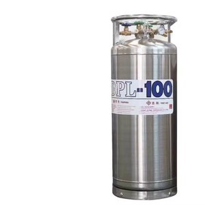 100L cách điện thép dewar chai Tank Nitơ lỏng và <span class=keywords><strong>Argon</strong></span> áp lực cao Xi lanh khí cho nhiệt độ thấp lưu trữ - Product Image 1