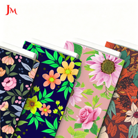Tissu de matelassage en popeline de coton biologique pur imprimé numériquement, motif floral, populaire pour la confection de robes