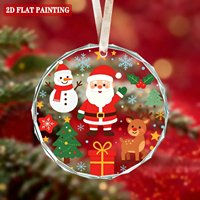Ornement artisanal rond en verre cristal, décor suspendu à facettes de qualité supérieure, pour 1 pièce, dropshipping, cadeau haut de gamme, plaque de boutique