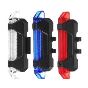 เทียนจ้าวไฟท้ายจักรยานแบบชาร์จไฟได้ผ่าน USB ไฟ LED กันน้ำสำหรับขี่กลางคืน ไฟนิรภัย อุปกรณ์เสริมสำหรับจักรยานเสือภูเขา - Product Image 5