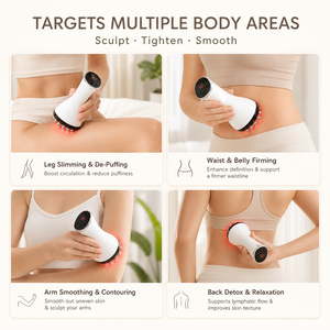 Masseur corporel électrique 5 en 1 pour amincissement, drainage lymphatique, <span class=keywords><strong>anti</strong></span>-<span class=keywords><strong>cellulite</strong></span>, Gua Sha, ventouses à aspiration - Product Image 5