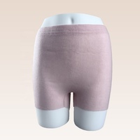 Sous-vêtements post-partum jetables à taille haute en tissu non tissé et élasthanne pour femmes, doux et extensibles, pour césarienne, culottes sans couture