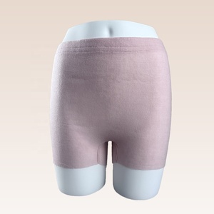 Ropa Interior Postparto Desechable de Tela No Tejida con Spandex para Mujer, Suave, Elástica, de Cintura Alta, para Cesárea, sin Costuras - Product Image 3