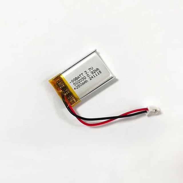 10pcs 250mAh 3.7V Pouch Lithium Ion Smart Watch Battery for Wireless Bluetooth Headset Toy 602030 Lithium Battery Included
