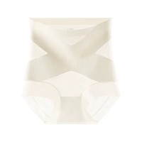 Culotte gainante taille haute pour femme en soie glacée, légère, sans couture, effet remonte-fesses, bactériostatique