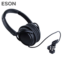 Casque ESON OEM Casque d'avion avec réduction du bruit Casque de compagnie aérienne à triple prise Casque sur l'oreille pour les voyages