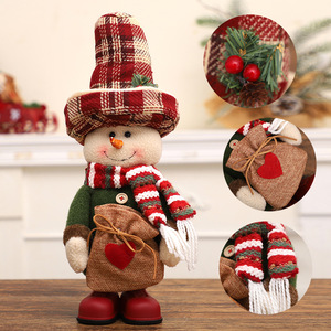 Décorations de Noël Joyeux Noël, Pendentifs DIY Père Noël et Bonhomme de Neige pour Arbre de Noël, Décorations Suspendues pour la Maison, Joyeux Nouvel An - Product Image 4