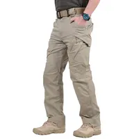Calças táticas do exército, calças de função especial para homens, anti-desgaste, para caça, de acampamento, calças plus size ix9