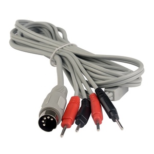 Kawat Timah Elektroda untuk Peralatan <span class=keywords><strong>TENS</strong></span> 5 Inti <span class=keywords><strong>4</strong></span> Pin Puluhan <span class=keywords><strong>Unit</strong></span> - Product Image 3