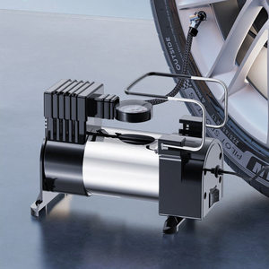 Inflador de neumáticos portátil para coche, bomba de aire de alta presión de 12V con pantalla indicadora para vehículos eléctricos, Motor ABS de un solo cilindro - Product Image 4