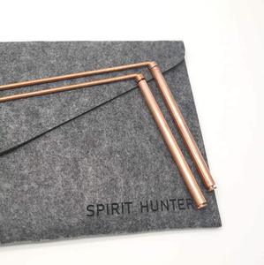Tige de détection de dragon en cuivre pur à 99,9 %, sonde de dragon divin, instrument de méridien d'eau, tige de cuivre submersible, Feng Shui - Product Image 3