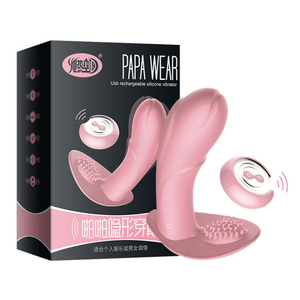 Mainan seksi 10 kecepatan <span class=keywords><strong>remote</strong></span> <span class=keywords><strong>control</strong></span> <span class=keywords><strong>vibrator</strong></span> disesuaikan mainan seks dewasa kepala ganda dapat dipakai getaran anti <span class=keywords><strong>vibrator</strong></span> - Product Image 1