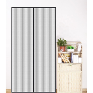 <span class=keywords><strong>Rideau</strong></span> de porte magnétique DIY en maille, taille personnalisée, <span class=keywords><strong>rideau</strong></span> de porte magnétique <span class=keywords><strong>anti</strong></span>-moustiques, moustiquaire pour porte avec aimants - Product Image 2