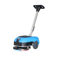 Nettoyeur de sols compact ultra-léger de 23 kg, largeur de nettoyage de 280 mm, 800 ㎡ Machine de nettoyage portable alimentée par batterie
