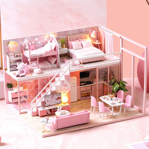 Lanzamiento de nuevo producto importante DIY 3D casa rompecabezas mundo modelo de bloques de construcción Regalo de Cumpleaños juguetes para niños y niñas - Product Image 5