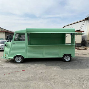Camion de cuisine mobile vintage avec machine à crème glacée, machine à granita et plaque à glace frite – Solution commerciale - Product Image 3