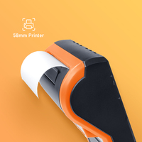 HFSecurity FP09 Android 11 Reconocimiento facial de huellas dactilares Código de barras Escáner de código QR Impresora NFC Reloj de tiempo de mano Máquina