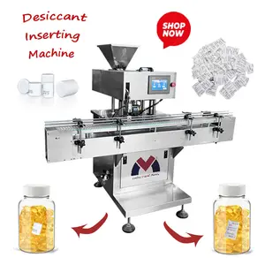 Full auto column desiccant filling machine desiccant inserting machines for small businesses