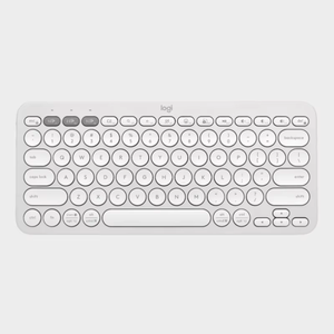 Logitech Stylish Series PEBBLE KEYS 2 K390 <b>Wireless</b> <b>Keyboard</b>, Ultra-Slim & Portable, Newly Upgraded - Product Image 1