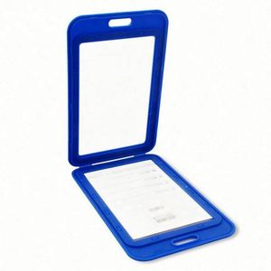 Porte-carte d'identité en plastique transparent double face personnalisé en PP - Product Image 4
