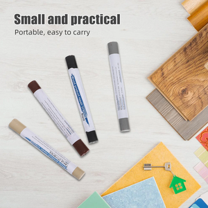 Bâtons de cire pour la réparation de meubles, <span class=keywords><strong>kit</strong></span> de réparation du bois multicolores, outil de retouche pour les rayures, les bosses, les tables, les portes, l'usage domestique et au bureau - Product Image 6