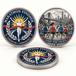 Monedas Personalizadas de Metal, Cualquier Forma, Recuerdo, Colecciones de Monedas Personalizadas, Esmalte 2D 3D, Aleación, Chapado en Oro y Plata, Moneda de Desafío para Eventos Deportivos - Product Image 1