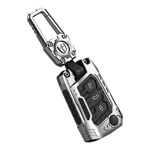 Compatible avec Skoda voiture Elroq Enyaq Coupé <span class=keywords><strong>Fabia</strong></span> Scala New Superb Combi flip key fob case cover - Product Image 1