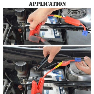 Câble de démarrage de voiture de remplacement avec pinces crocodiles et connecteur EC5 à sertir 10AWG pour démarreur de secours portable 12V - Product Image 6