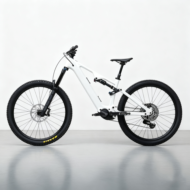 4LEAF Hybrid Bike Electric Bafang M510 Aluminum Alloy Fork Lowrider | Non-removable Fast-Charge Battery Rower Ebike for Adults