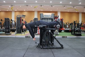 Machine de musculation professionnelle à charge par poulies LAND Fitness <span class=keywords><strong>GHD</strong></span> (Glute Ham Developer) pour entraînement des fessiers et des ischio-jambiers, avec personnalisation flexible du logo - Product Image 6