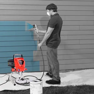 AEROPRO AP8628 Machine de pulvérisation murale professionnelle Pulvérisateur de peinture électrique sans air Pulvérisateur à pistolet