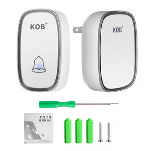 Sonnette sans fil étanche avec volume réglable à 4 niveaux, forte pénétration jusqu'à 300 mètres Téléphone de porte - Product Image 3