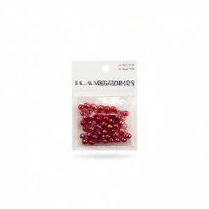 Ilan Abalorios Perline Rosse 6mm 20g Per Creazione Gioielli - Product Image 2