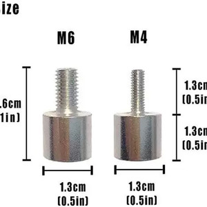 Adattatore convertitore da 1/4 di pollice con filettatura femmina a montaggio maschio M4/M6 per proiettore/fotocamera/treppiede/monopiede/testa a sfera - Product Image 4