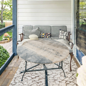 Alfombra Redonda de Estilo Moderno, de Terciopelo Cristalizado, Antideslizante, para Interiores/Exteriores, Fabricada a Máquina, de Poliéster, para Sala de Estar - Product Image 3