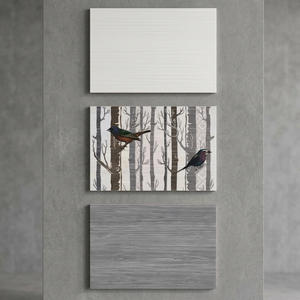 Azulejos de Pared de Cerámica con Estampado de Flores Blancas para Interiores, 300x450mm, 12x18, Acabado Brillante Digital, Azulejos para Piso de Exterior con Acabado Pulido 30x45 - Product Image 2