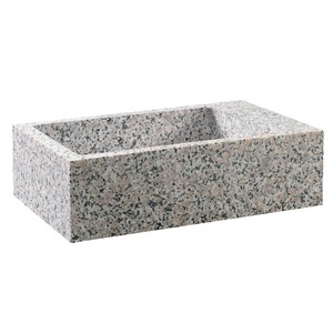 Natural Stone Pet Feeding Trough Square Non Slip Dog Cat Bowl For Food Water Small Medium Large Size - Product Image 3