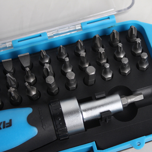 FIXTEC 38 Pieces Repair Tool Set Multi-Function <b>Screwdriver</b> Head CRV Ratchet Wrench Combination FHSDK3801 Other Hand Tools FHSDK - Product Image 4
