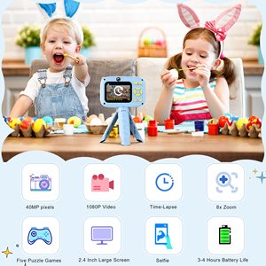 Camara Infantil OEM giocattoli per bambini con <span class=keywords><strong>macchina</strong></span> <span class=keywords><strong>fotografica</strong></span> tipo di pulsante per 3-12 anni ragazzi ragazze bambini <span class=keywords><strong>macchina</strong></span> <span class=keywords><strong>fotografica</strong></span> digitale Selfie per bambini - Product Image 4